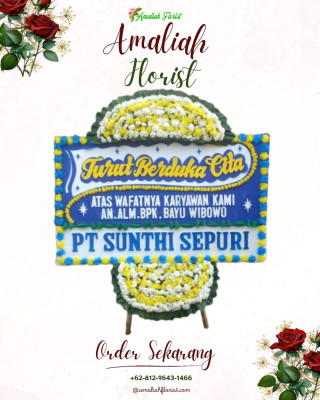 Papan Bunga Duka di Siring Agung